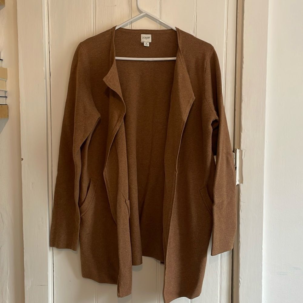 J Crew Open Front Cardigan